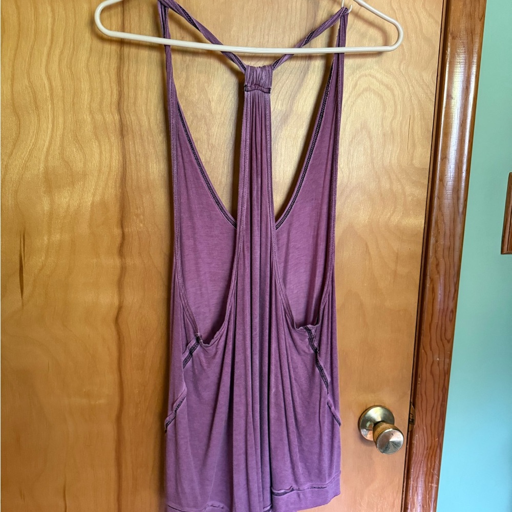 We The Free Washed Purple Tank Top - Picture 4 of 5